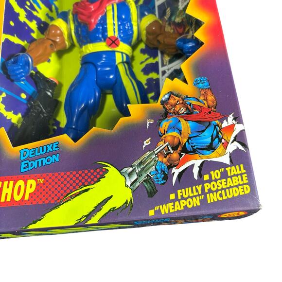 Vintage X-Men Bishop Deluxe Edition 10" Action Figure - Toy Biz 1994 New in Box - Picture 3 of 10